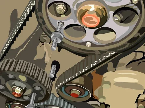 Durée du remplacement de la courroie de distribution - courroie de distribution