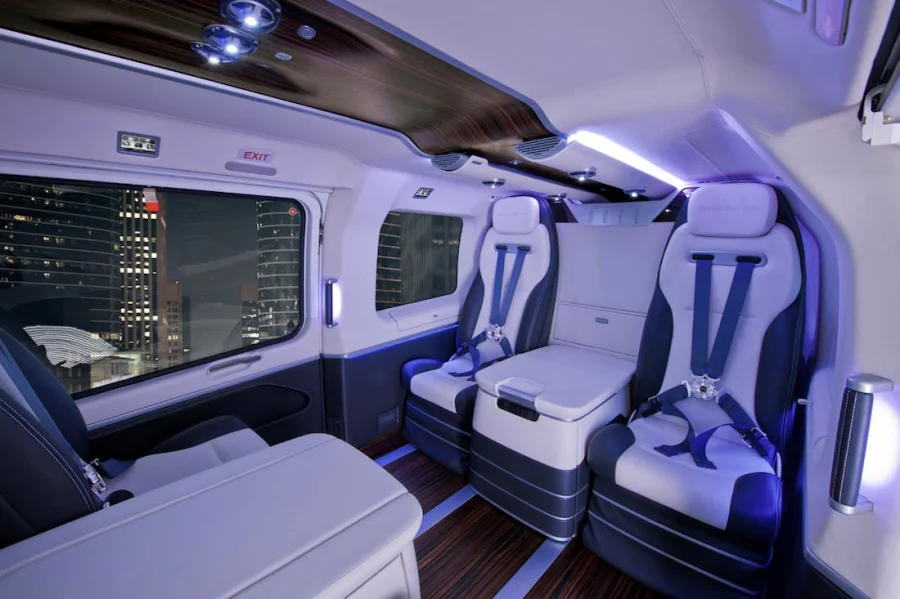 Un intérieur Mercedes dans un hélicoptère : c'est possible - intérieur Mercedes