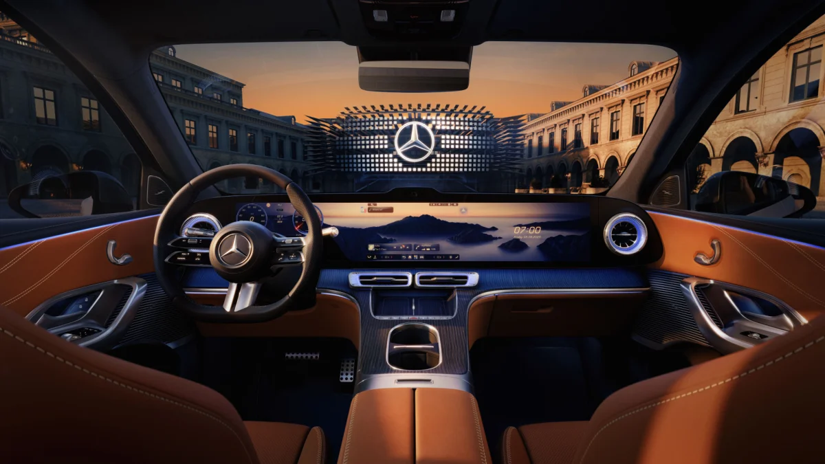 Découvrez l'intérieur high-tech du Mercedes-AMG électrique - Mercedes-AMG électrique