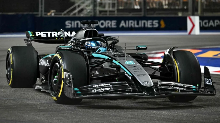 Singapour 2025 : Russell triomphe, McLaren sacré constructeur - Grand Prix Singapour 2025