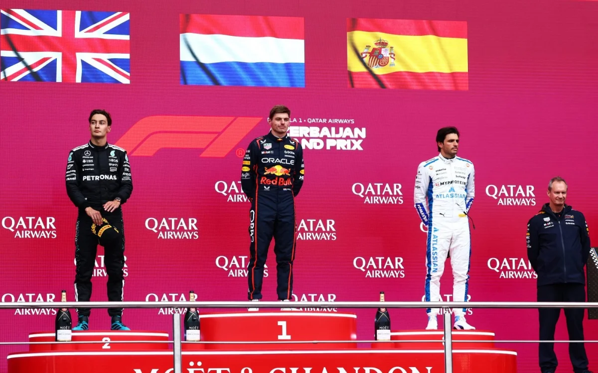 Grand Prix Azerbaïdjan 2025 : Victoire de Verstappen, Piastri out - Grand Prix Azerbaïdjan 2025