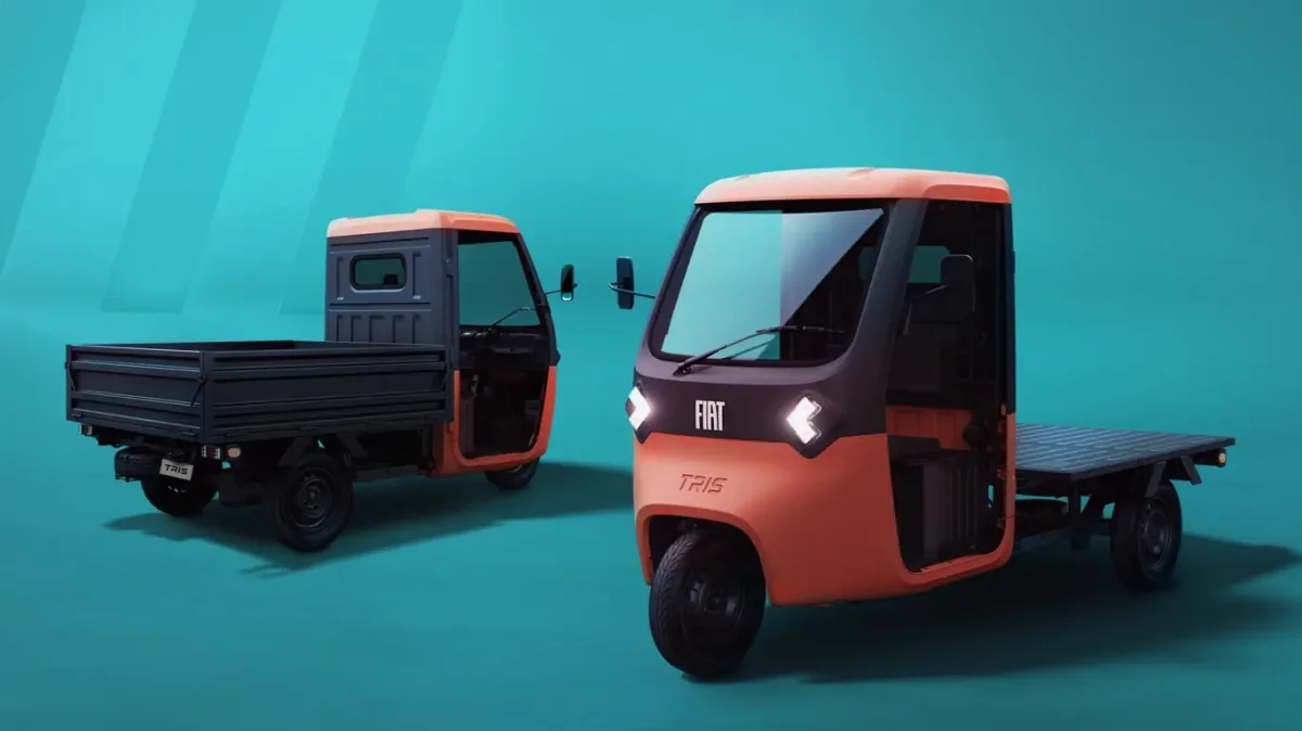 Fiat dévoile son mini pick-up électrique à 3 roues à Bruxelles - Fiat pick-up électrique