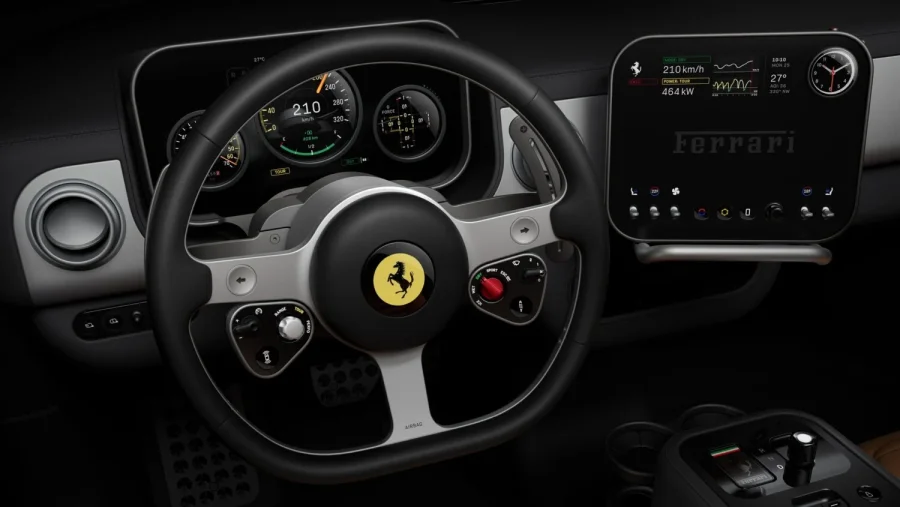 Ferrari électrique : Design futuriste inspiré des tech géantes - Ferrari électrique