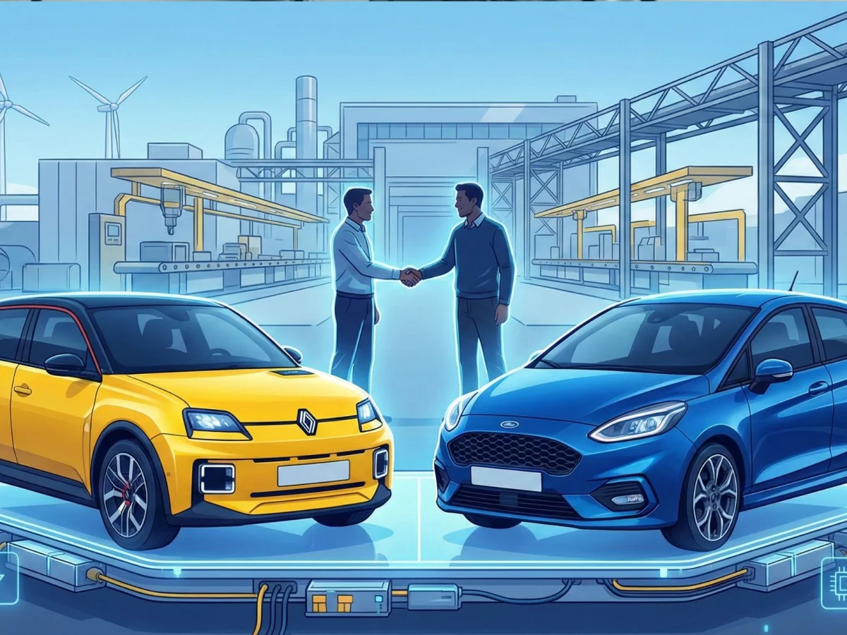 Ford et Renault : virage vers l'électrique après une année difficile - Ford