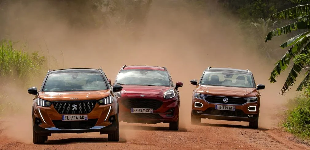 Peugeot 2008, Ford Puma, VW T-Roc : Aventure en Guyane - Peugeot 2008