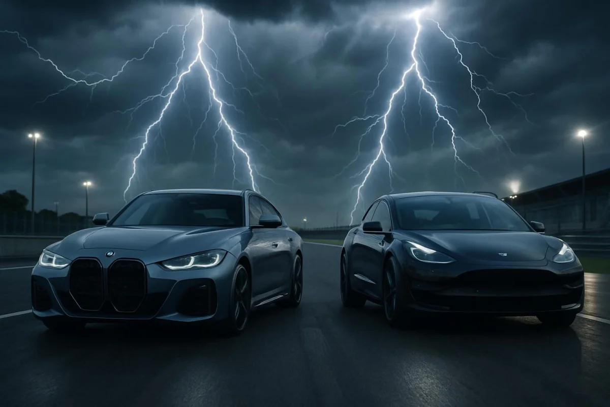 BMW i4 M50 vs Tesla Model 3 Performance : le duel électrique - BMW i4 M50