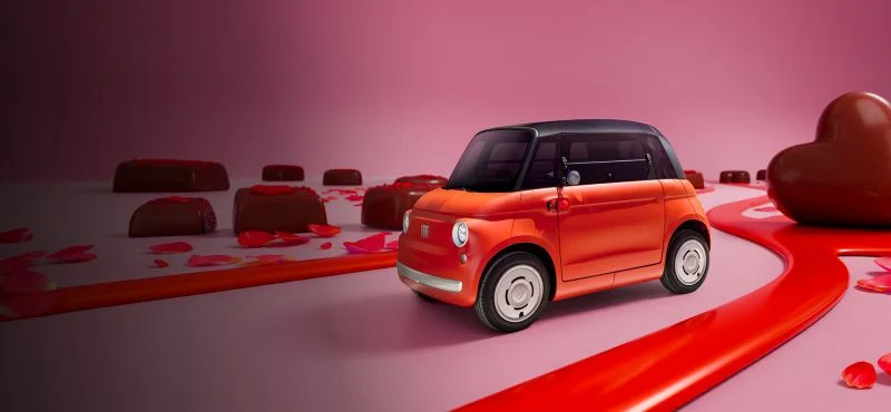 Fiat Topolino Orange Corallo : couleur et tech améliorées - Fiat Topolino