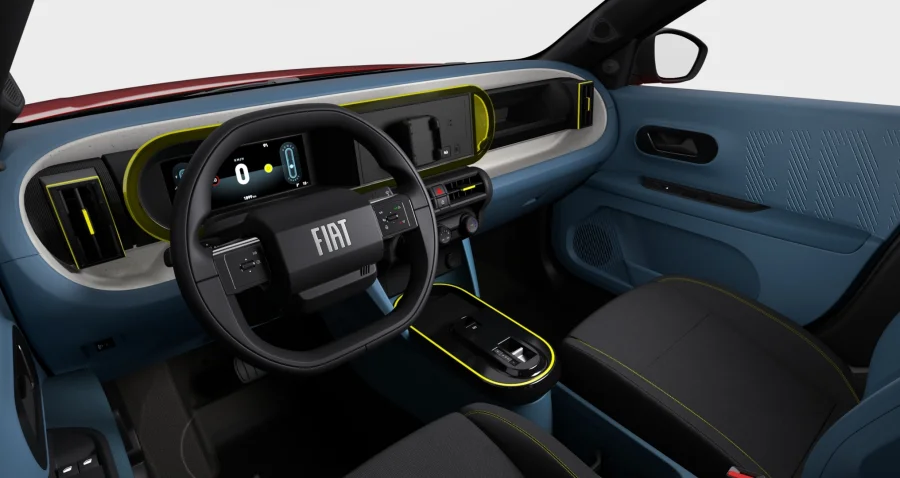 Découvrez l'intérieur de la Fiat Grande Panda hybride haut de gamme - Fiat Grande Panda