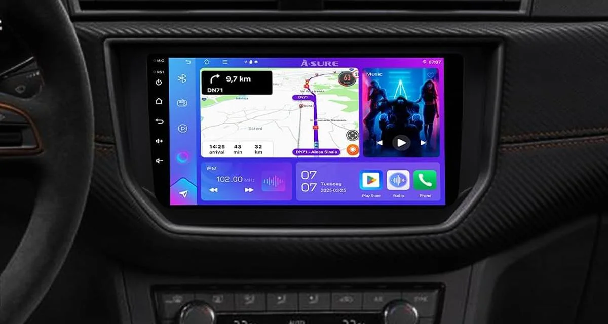 Autoradio Android 15 avec CarPlay pour Seat Arona chez Acavica - autoradio Android 15
